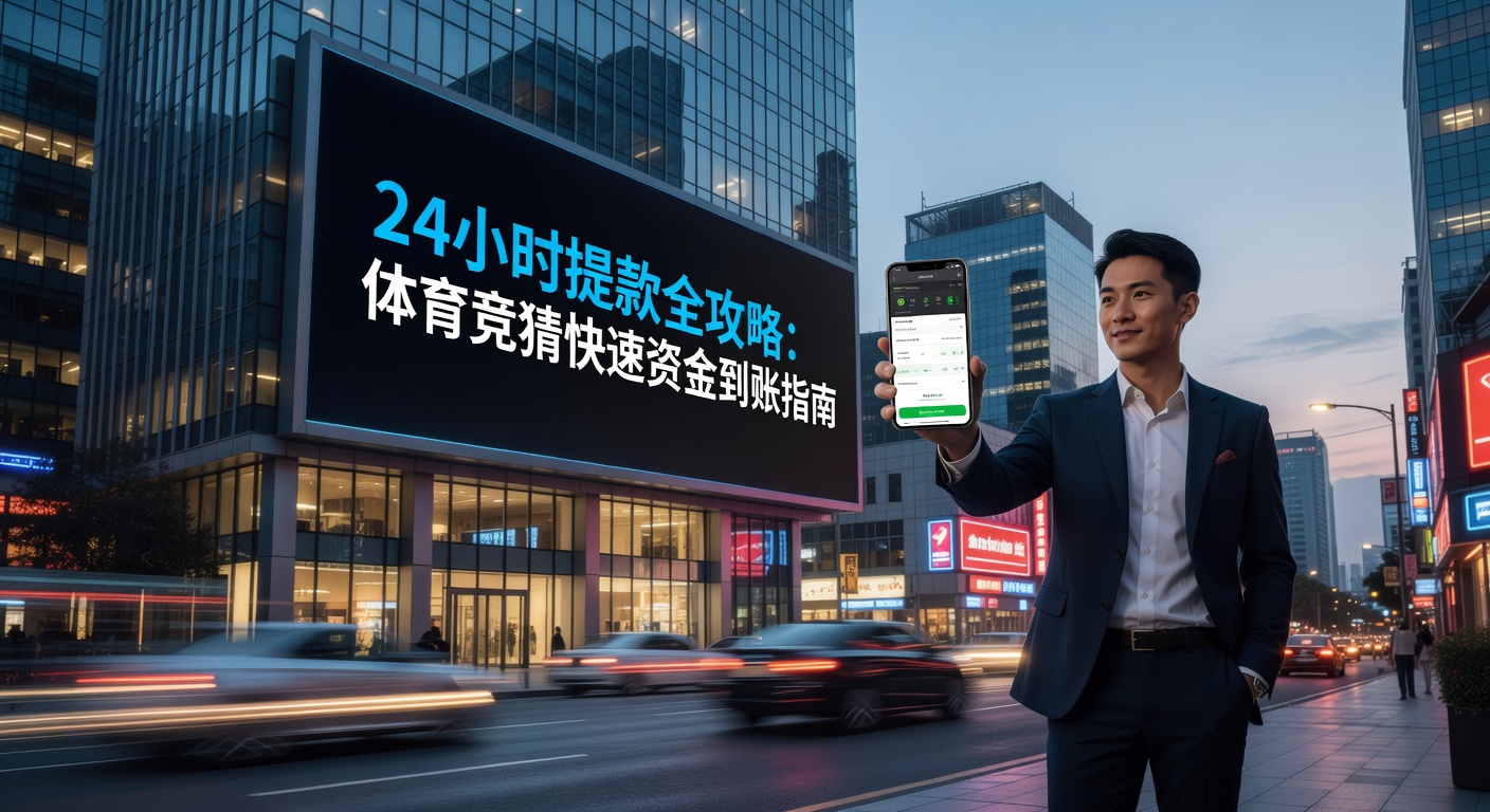 24小时提款：体育竞猜快速到账全攻略