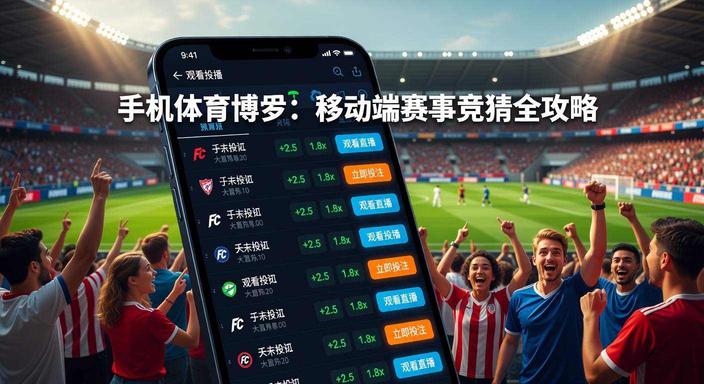 手机体育竞猜 Mobile Sports Betting 2026指南