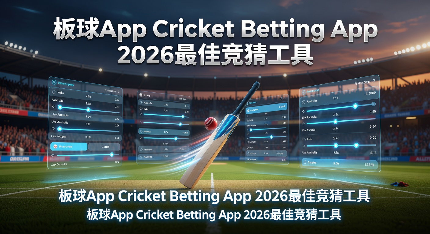 板球App Cricket Betting App 2026最佳竞猜指南